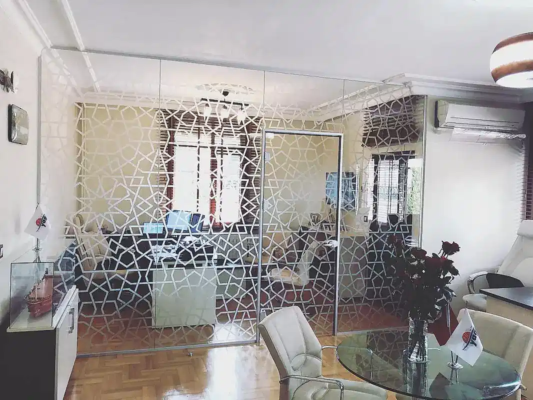 Ekoline Sistem Hoppe Kapılı Cam Bölme