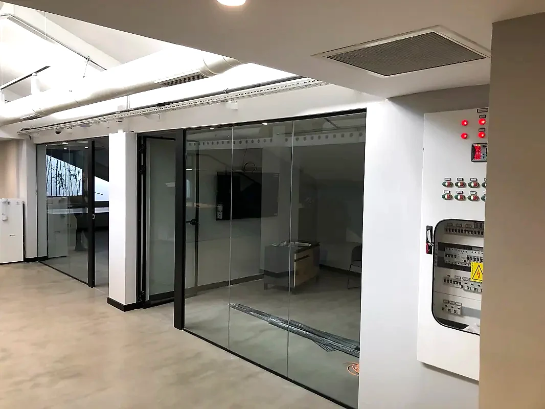 Ekoline Sistem Hoppe Kapılı Cam Bölme