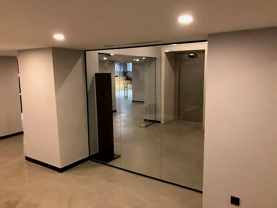 Ekoline Sistem Hoppe Kapılı Cam Bölme