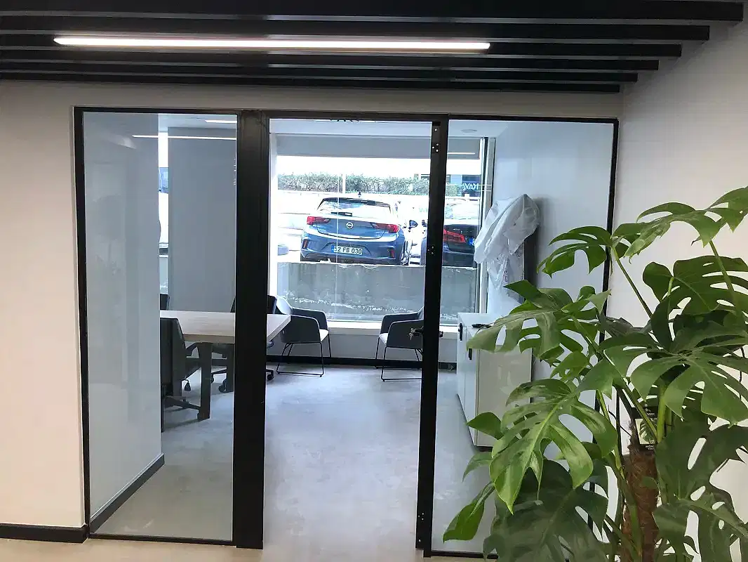 Ekoline Sistem Hoppe Çerçeveli Cam Bölme