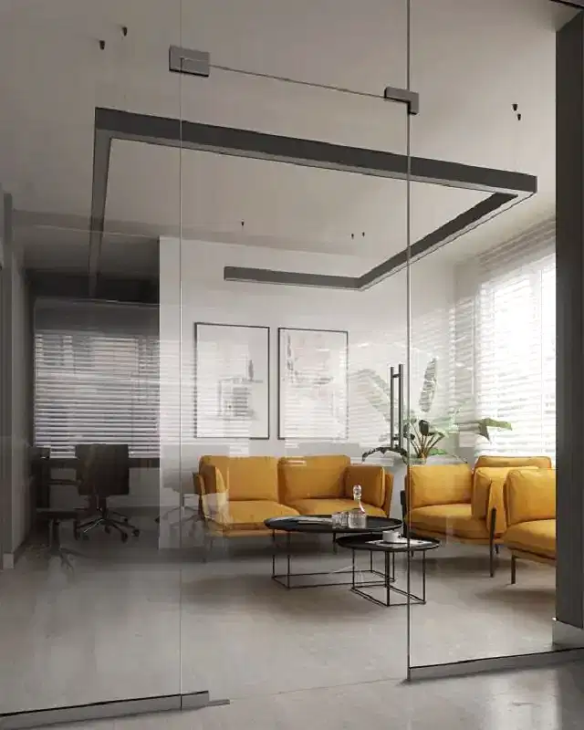 Hidrolik Cam Kapılı Ofis Bölme