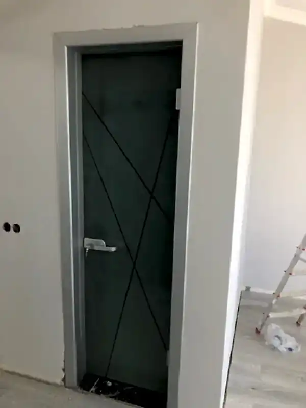 Rondo Cam Kapı Kumlama Desenli