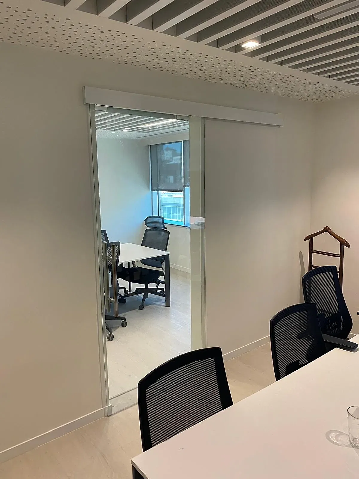 Lamine Camlı Sürgü Kapı